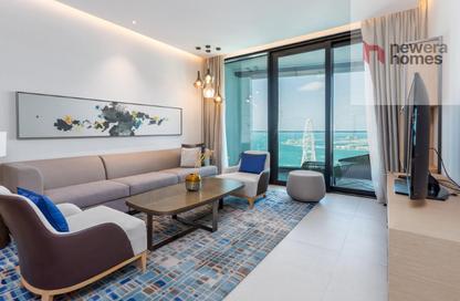 Apartment - 3 - 4 for rent in Jumeirah Gate Tower 2 - The Address Jumeirah Resort and Spa - Jumeirah Beach Residence - Dubai
