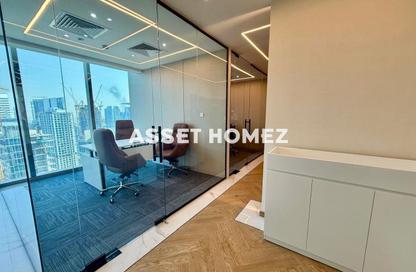 Office Space - Studio - 1 Bathroom for rent in The Prism - Business Bay - Dubai
