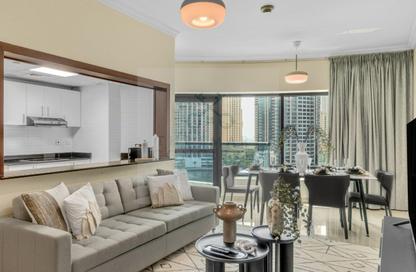 Apartment - 2 - 3 for rent in Time Place Tower - Dubai Marina - Dubai