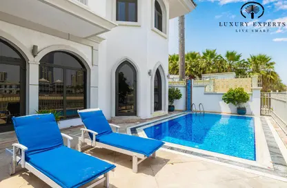 Villa - 5 Bedrooms - 5 Bathrooms for rent in Garden Homes Frond B - Garden Homes - Palm Jumeirah - Dubai