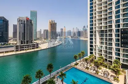 Apartment - Studio - 1 Bathroom for rent in Damac Maison Prive B - Damac Maison Prive - Business Bay - Dubai