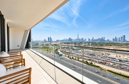 Apartment - 2 - 2 for rent in Binghatti Pinnacle - Dubai Healthcare City 2 - Al Jaddaf - Dubai