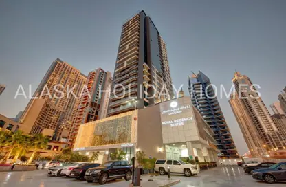 النزل و الشقق الفندقية - غرفة نوم - 2 حمامات للايجار في برج سفير - دبي مارينا - دبي