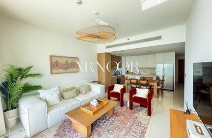 شقة - 2 غرف نوم - 2 حمامات للايجار في برج Beach Vista 2 - بيتش فيستا - إعمار بيتشفرونت - دبي هاربور - دبي