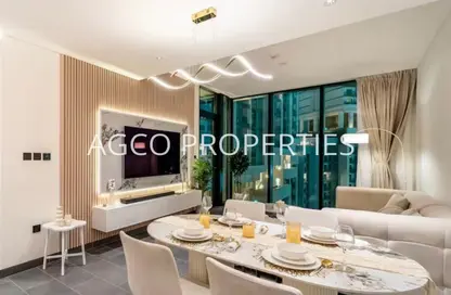 شقة - 2 غرف نوم - 2 حمامات للايجار في برج The Crest C - ذا كريست - صبحا هارتلاند - مدينة الشيخ محمد بن راشد - دبي