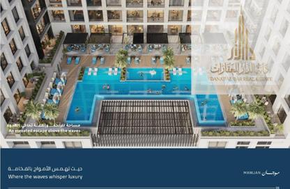 Apartment - 2 Bedrooms - 3 Bathrooms for sale in Mawjan Tower - Ajman Corniche Road - Ajman