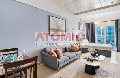 Apartment - Studio - 1 Bathroom for rent in Lake View Tower - JLT Cluster B - Jumeirah Lake Towers - Dubai