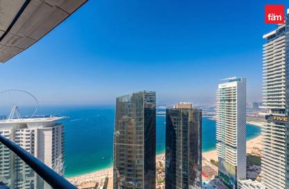 Apartment - 3 Bedrooms - 3 Bathrooms for rent in Al Fattan Marine Tower - Al Fattan Marine Towers - Jumeirah Beach Residence - Dubai