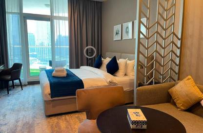 Apartment - Studio - 1 Bathroom for rent in Damac Maison Prive A - Damac Maison Prive - Business Bay - Dubai