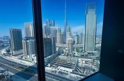 Office Space - Studio - 1 Bathroom for rent in The Prime Tower - Business Bay - Dubai