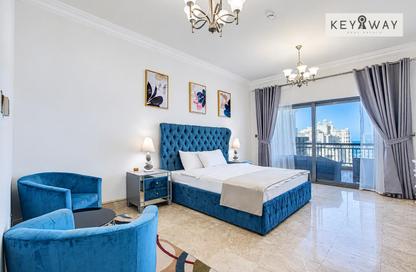 Apartment - 1 - 2 for rent in The Fairmont Palm Residence South - The Fairmont Palm Residences - Palm Jumeirah - Dubai