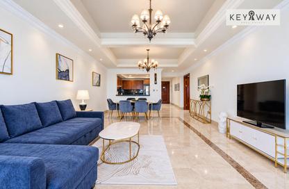 Apartment - 1 - 2 for rent in The Fairmont Palm Residence South - The Fairmont Palm Residences - Palm Jumeirah - Dubai