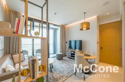 Apartment - 1 - 2 for rent in Jumeirah Gate Tower 2 - The Address Jumeirah Resort and Spa - Jumeirah Beach Residence - Dubai