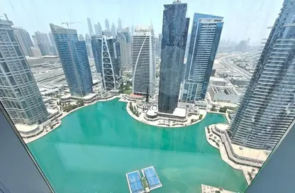 Office Space - Studio - 2 Bathrooms for rent in Platinum Tower (Pt Tower) - JLT Cluster I - Jumeirah Lake Towers - Dubai