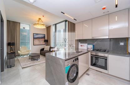 Apartment - 1 Bedroom - 2 Bathrooms for rent in The Paragon by IGO - Business Bay - Dubai
