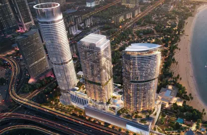 شقة - غرفة نوم - 2 حمامات للبيع في أبراج بالم بيتش 3 - أبراج بالم بيتش - نخلة جميرا - دبي