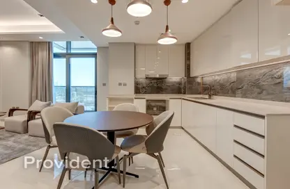 شقة - غرفة نوم - 2 حمامات للايجار في برج النبلاء - الخليج التجاري - دبي