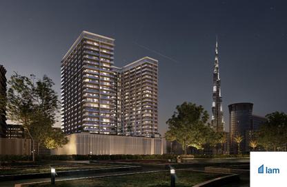 Apartment - 2 - 3 for sale in Binghatti Ghost - Dubai Healthcare City 2 - Al Jaddaf - Dubai