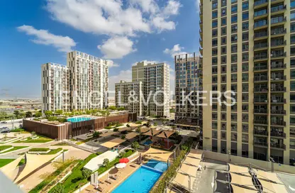 شقة - غرفة نوم - 2 حمامات للايجار في برج Park Heights 2 1 - بارك هايتس 2 - دبي هيلز استيت - دبي