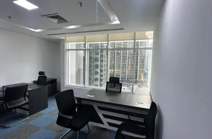 Business Centre - Studio - 4 Bathrooms for rent in Clover Bay Tower - Business Bay - Dubai