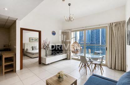 Apartment - 1 Bedroom - 1 Bathroom for rent in Marina View Tower B - Marina View - Dubai Marina - Dubai