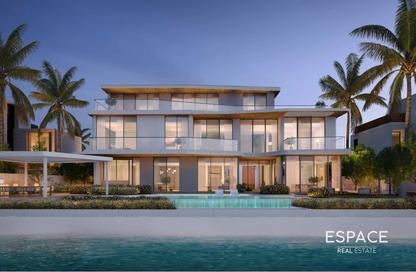 Villa - 7 Bedrooms - 7+ Bathrooms for sale in Villa Hibiscus Frond O - Villa Hibiscus - The Coral Collection Villas - Palm Jebel Ali - Dubai