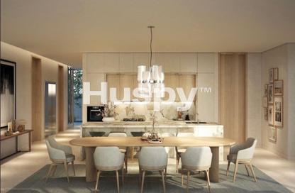 Villa - 5 - 7+ for sale in Beach Collection Frond K - Beach Collection - Palm Jebel Ali - Dubai