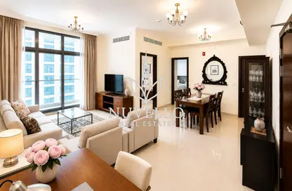 Apartment - 1 Bedroom - 2 Bathrooms for rent in DEC Tower 1 - DEC Towers - Dubai Marina - Dubai