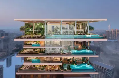 Apartment - 4 Bedrooms - 6 Bathrooms for sale in Fairmont Residences Solara Tower - Downtown Dubai - Dubai