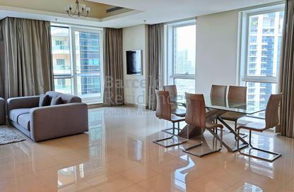 Apartment - 2 Bedrooms - 2 Bathrooms for rent in Barcelo Residences (Al Dar Tower) - Dubai Marina - Dubai
