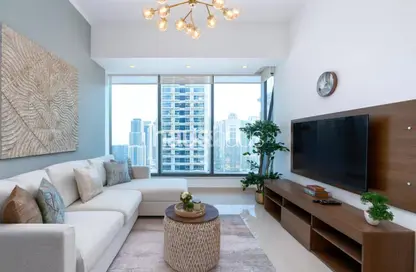 شقة - غرفة نوم - 2 حمامات للايجار في A برج سيلفرين - سيلفيرين - دبي مارينا - دبي