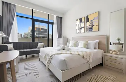 Apartment - Studio - 1 Bathroom for rent in Azizi Riviera 36 - AZIZI Riviera - Meydan One - Meydan - Dubai