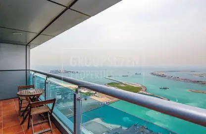 Apartment - 2 Bedrooms - 3 Bathrooms for rent in Princess Tower - Dubai Marina - Dubai