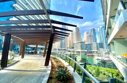 Apartment - 1 Bedroom - 1 Bathroom for rent in Silverene Tower B - Silverene - Dubai Marina - Dubai
