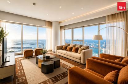 Apartment - 4 Bedrooms - 5 Bathrooms for sale in Damac Heights - Dubai Marina - Dubai