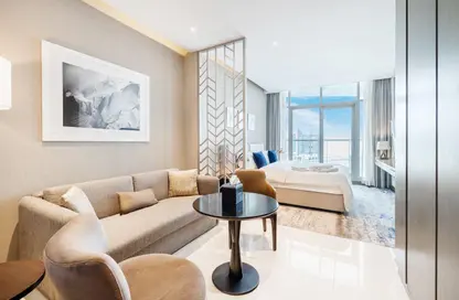 Apartment - Studio - 1 Bathroom for rent in Damac Maison Prive A - Damac Maison Prive - Business Bay - Dubai