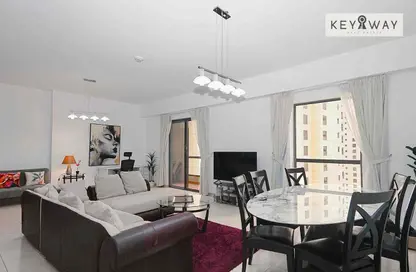 Apartment - 1 Bedroom - 2 Bathrooms for rent in Rimal 2 - Rimal - Jumeirah Beach Residence - Dubai