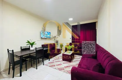 Apartment - 1 Bedroom - 1 Bathroom for rent in Corniche Tower - Ajman Corniche Road - Ajman