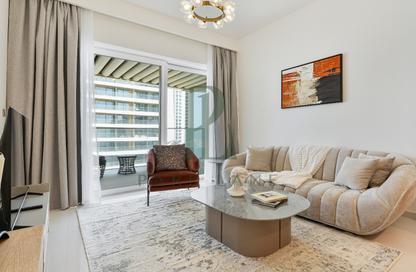 Apartment - 2 - 2 for rent in Grand Bleu Tower 2 - Emaar Beachfront - Dubai Harbour - Dubai