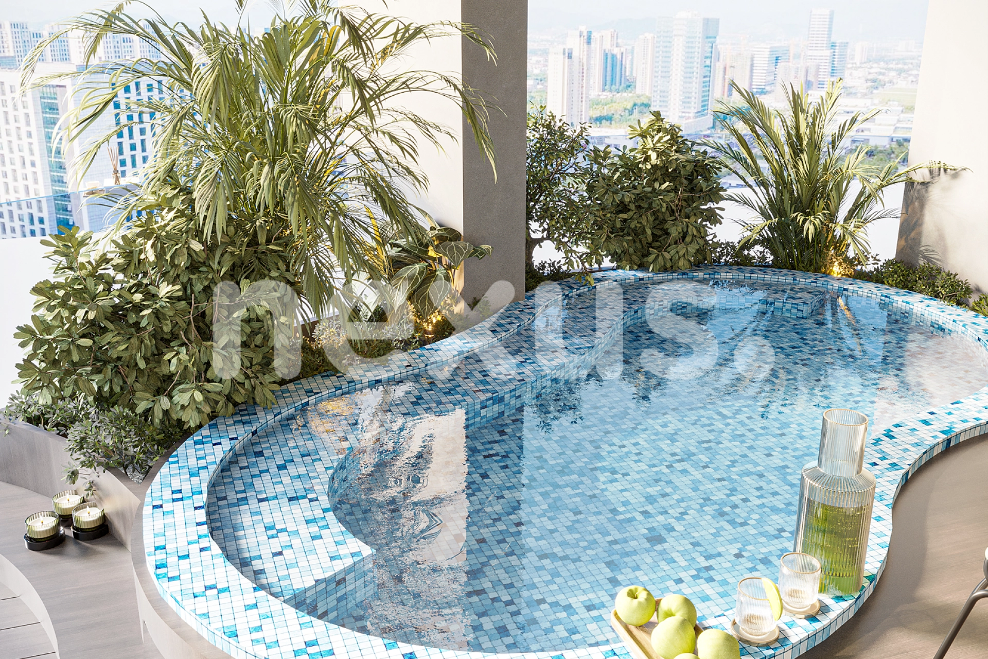 1 BHK with Study | Private Pool | Smart Home