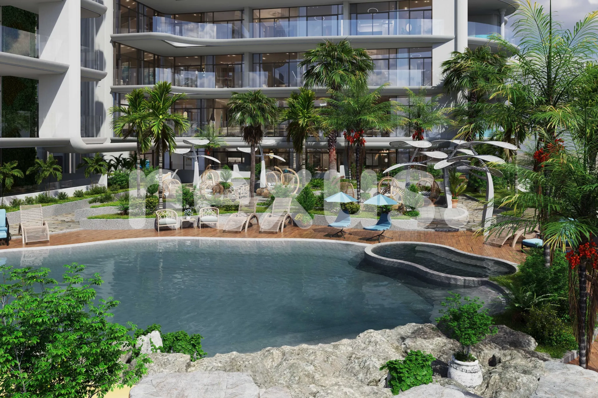 1 BHK with Study | Private Pool | Smart Home