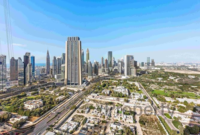 مفروش | طابق مرتفع | شرفة | إطلالات على مركز دبي المالي العالمي