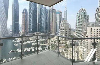 Apartment - 3 Bedrooms - 3 Bathrooms for rent in Marina Royale tower - Dubai Marina - Dubai
