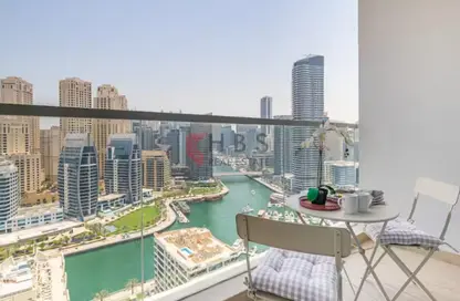 Apartment - Studio - 1 Bathroom for rent in Studio One - Dubai Marina - Dubai