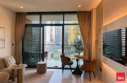 Apartment - Studio - 1 Bathroom for rent in Peninsula Five - Peninsula - Business Bay - Dubai
