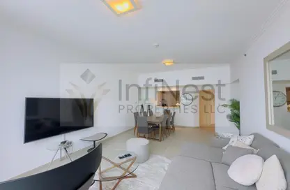 Apartment - 2 Bedrooms - 4 Bathrooms for rent in Al Bateen Residences - Jumeirah Beach Residence - Dubai