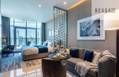 Apartment - Studio - 1 Bathroom for rent in Damac Maison Prive A - Damac Maison Prive - Business Bay - Dubai