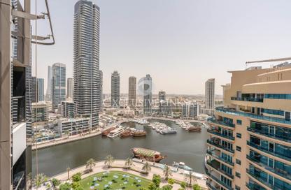 Apartment - Studio - 1 Bathroom for rent in Sparkle Tower 2 - Sparkle Towers - Dubai Marina - Dubai