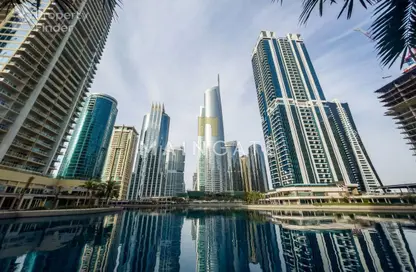 Apartment - 1 Bedroom - 2 Bathrooms for rent in Lakeside Residence - JLT Cluster A - Jumeirah Lake Towers - Dubai