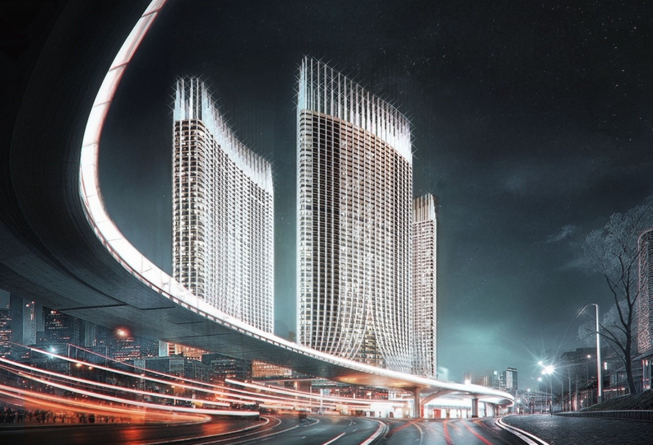 1BR Luxury | Binghatti Skyrise, Business Bay